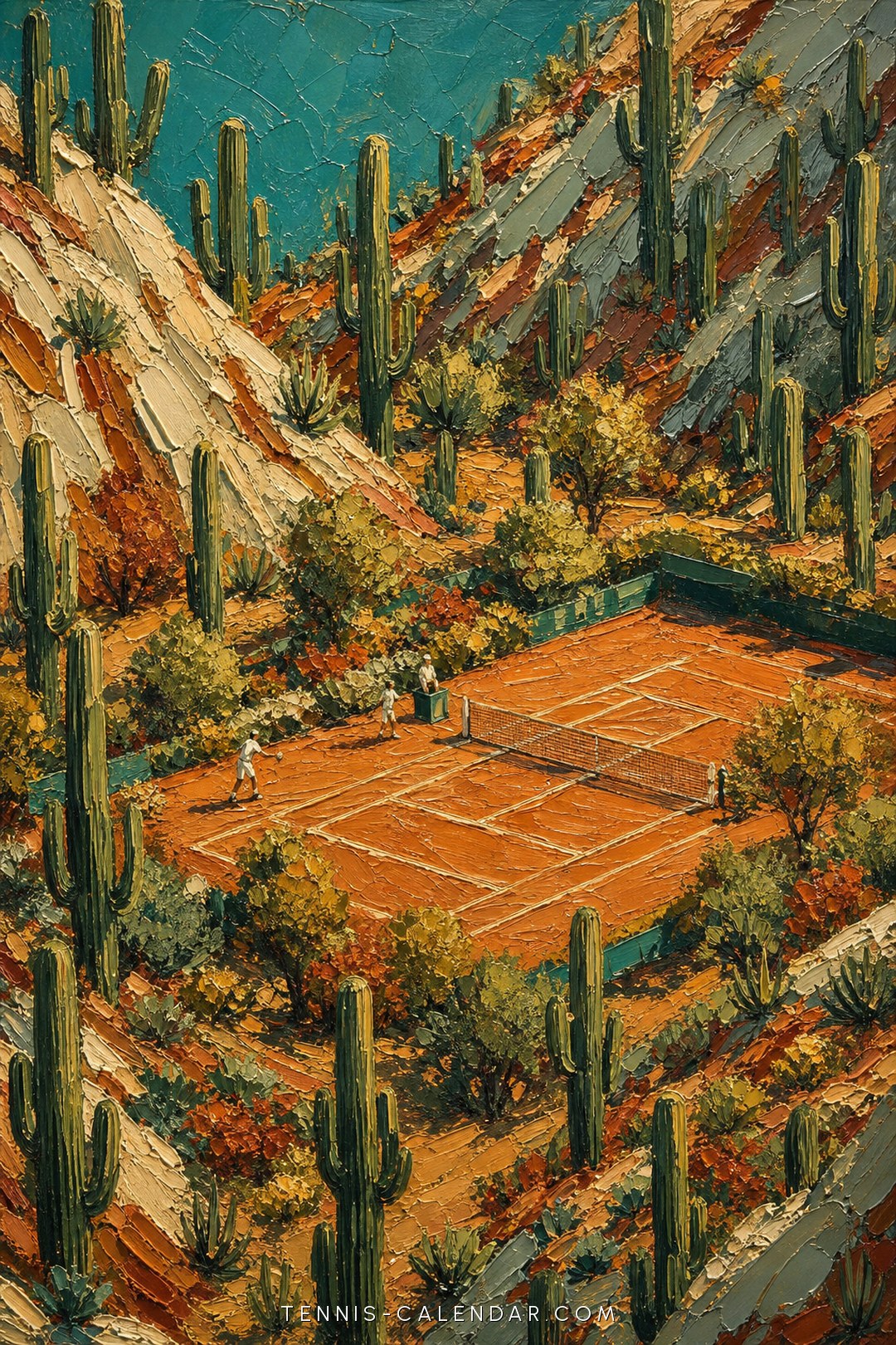 August 15 tennis wallpaper — High Sun aesthetic, free phone background