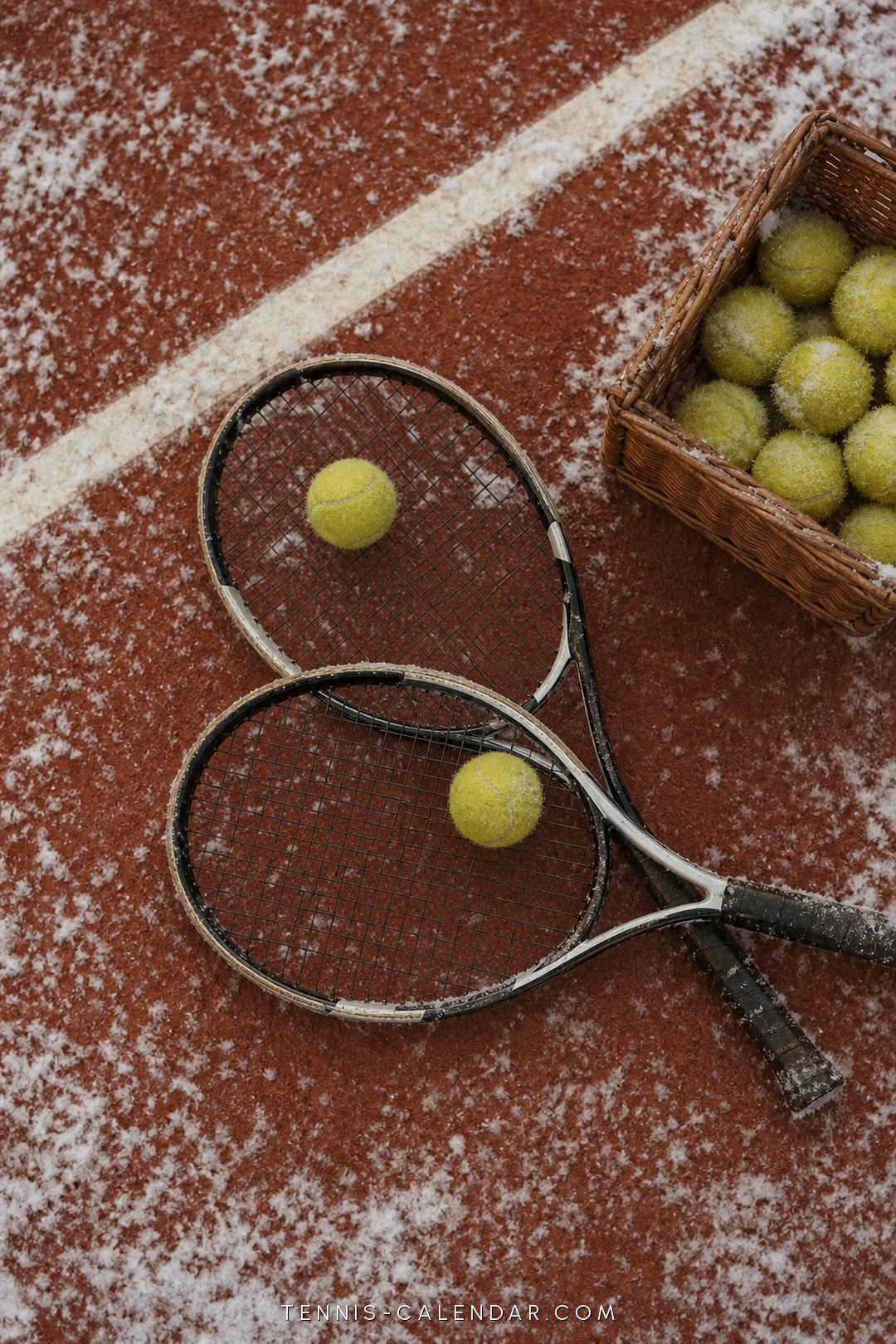 December 21 tennis wallpaper — Winter Light aesthetic, free phone background