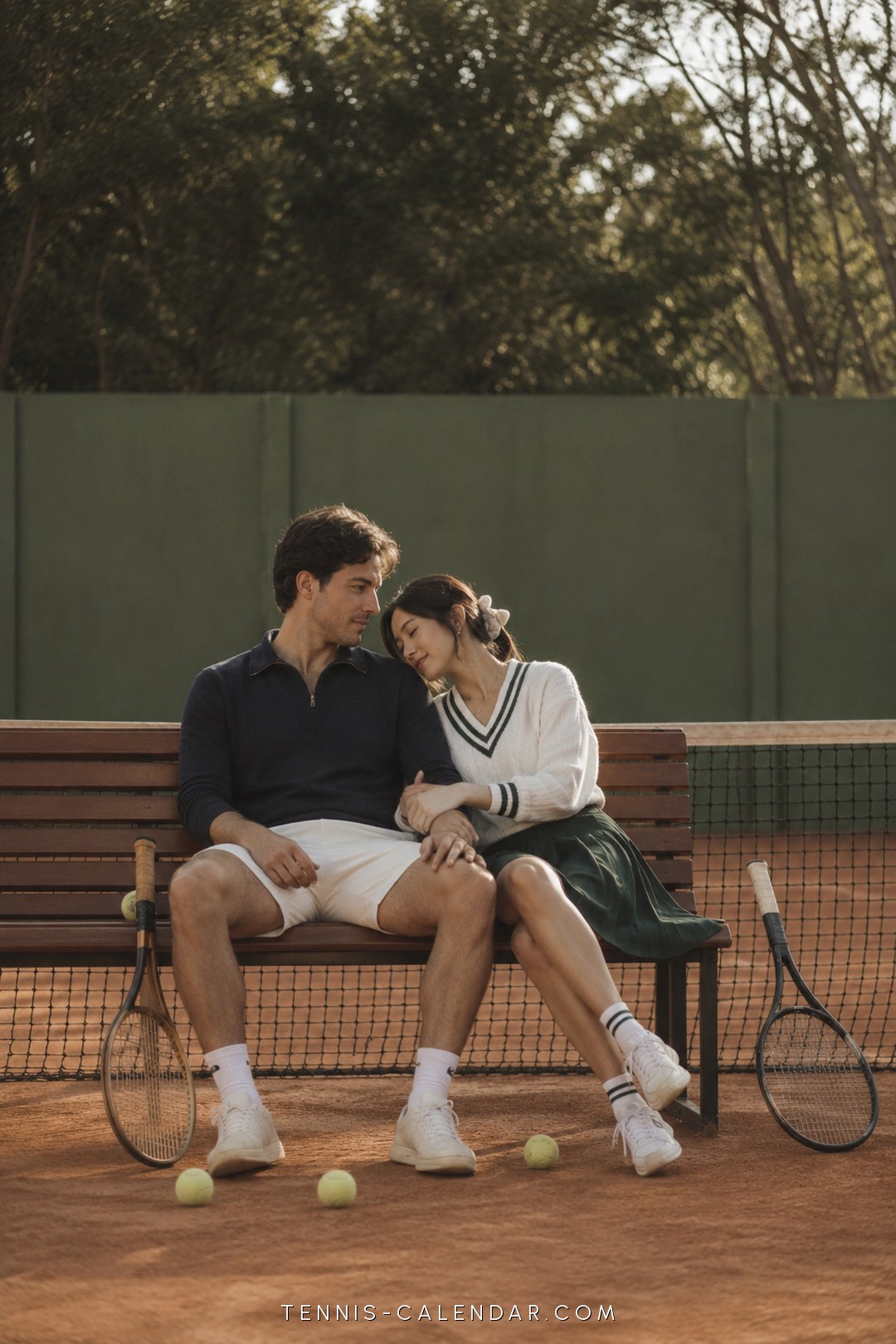 February 20 tennis wallpaper — Love Rally aesthetic, free phone background