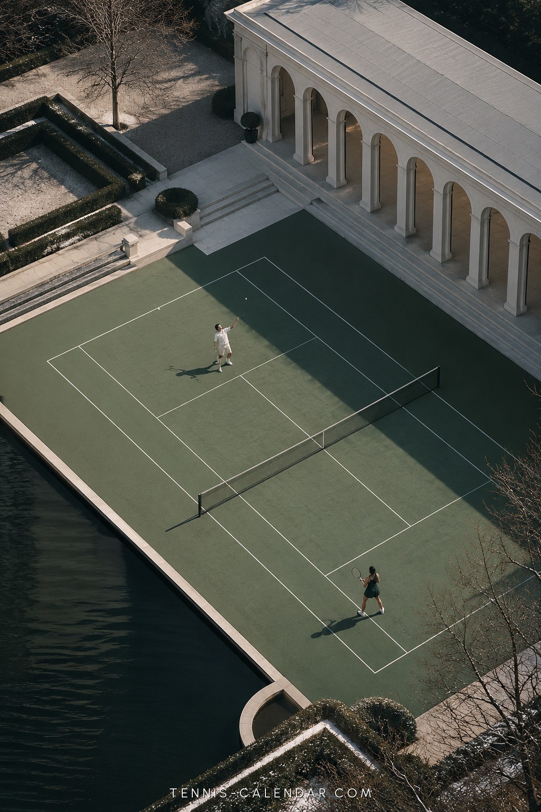 January 28 tennis wallpaper — Quiet Morning aesthetic, free phone background