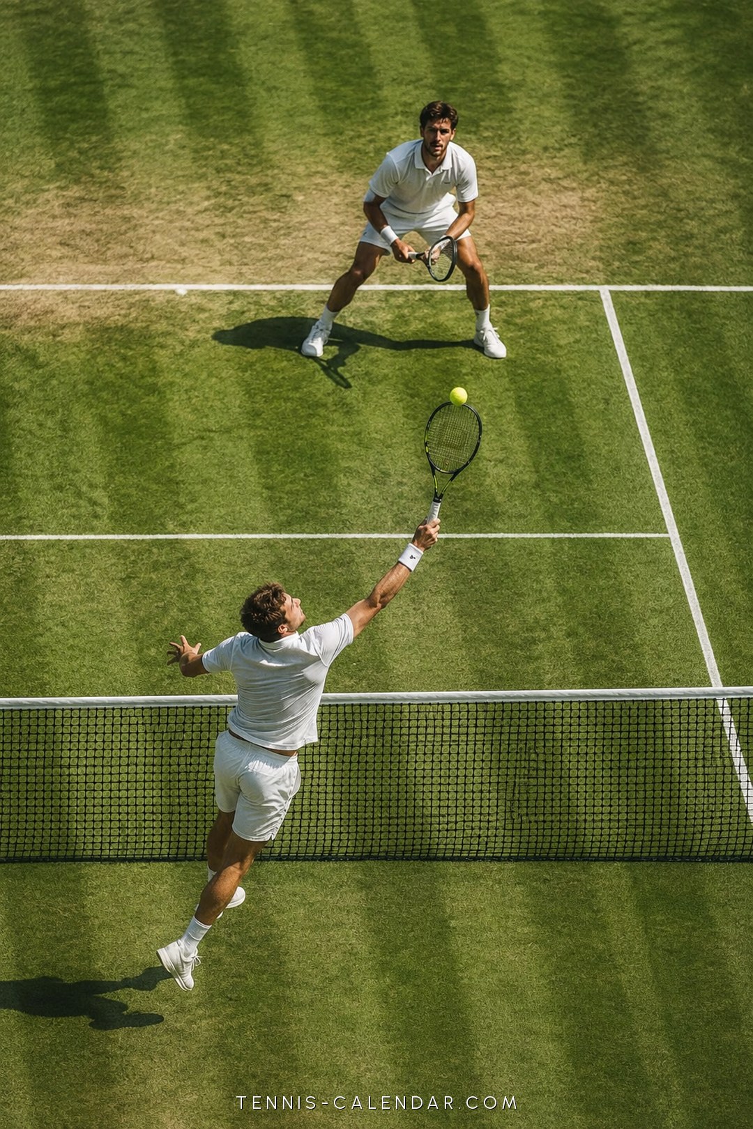 July 27 tennis wallpaper — New Blood, Old Fire aesthetic, free phone background