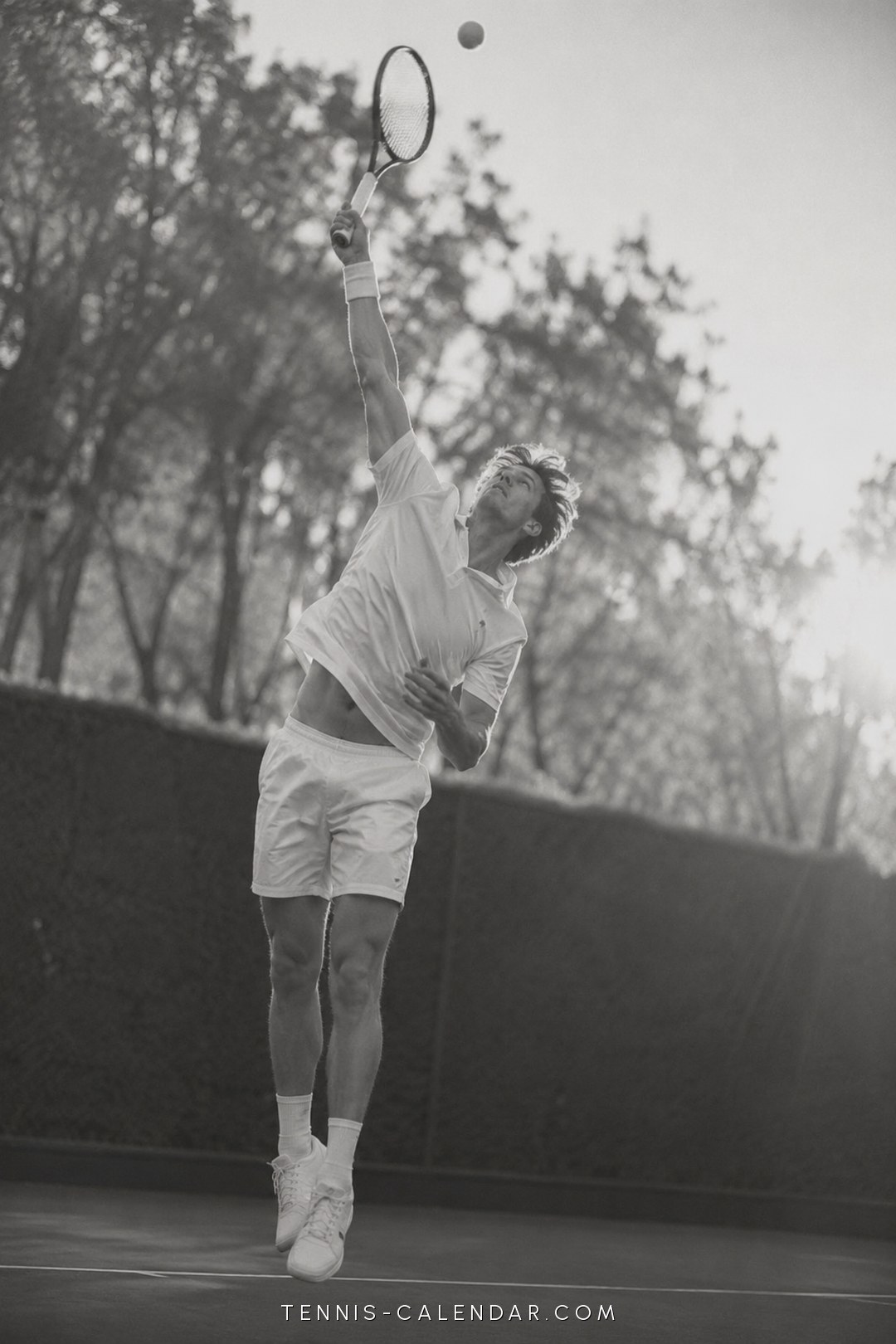 June 15 tennis wallpaper — Long Light aesthetic, free phone background