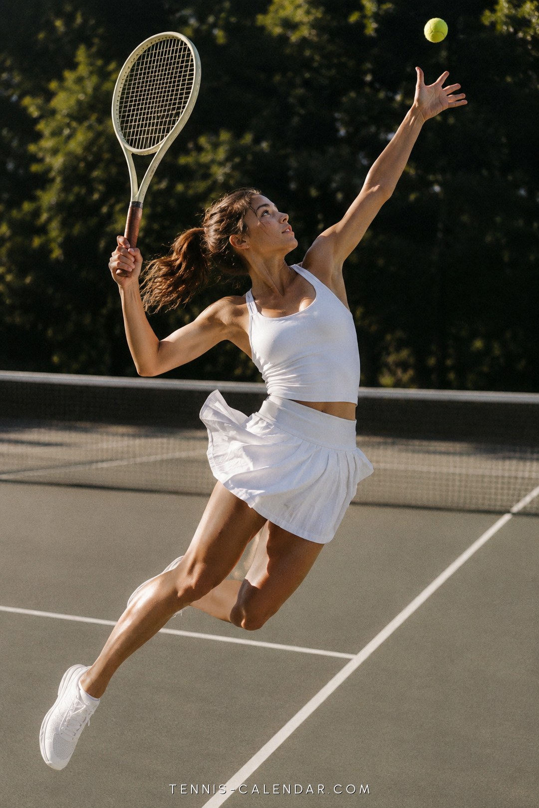March 9 tennis wallpaper — Moving Light aesthetic, free phone background