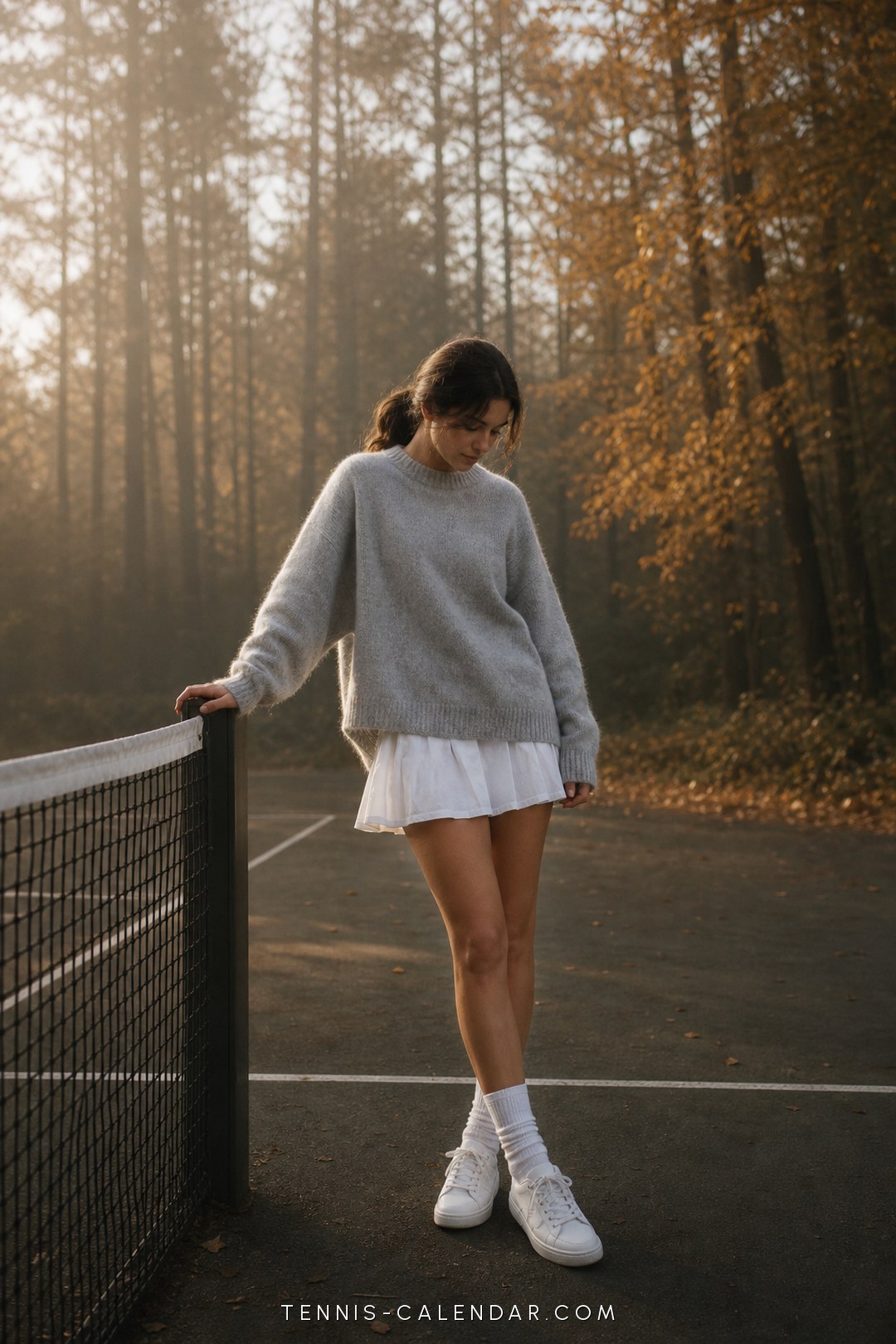 November 1 tennis wallpaper — Indoor Season aesthetic, free phone background