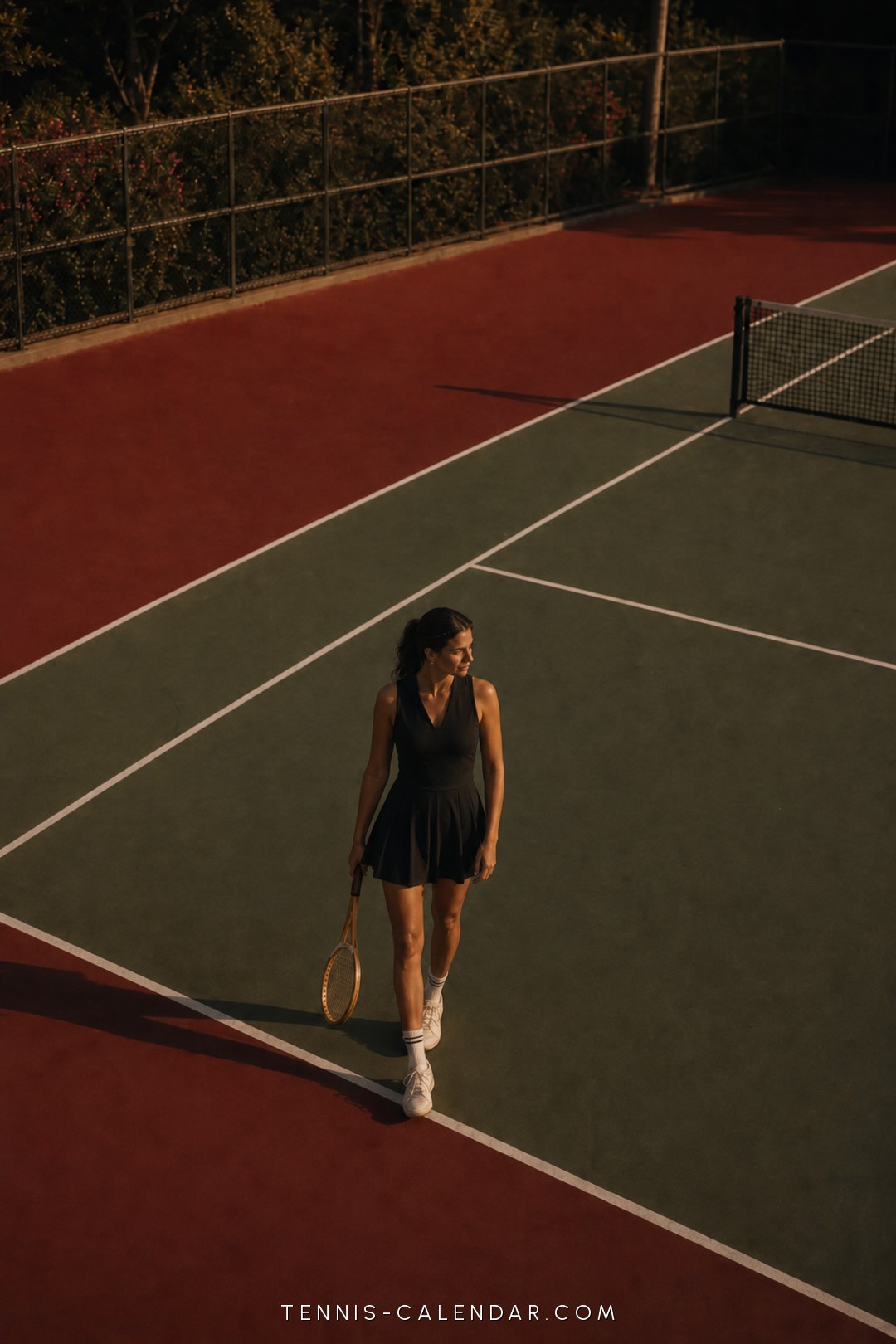 September 1 tennis wallpaper — Cool Down aesthetic, free phone background