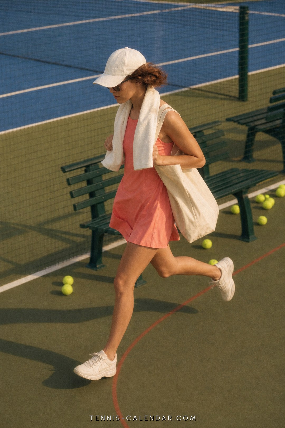 September 13 tennis wallpaper — Cool Down aesthetic, free phone background